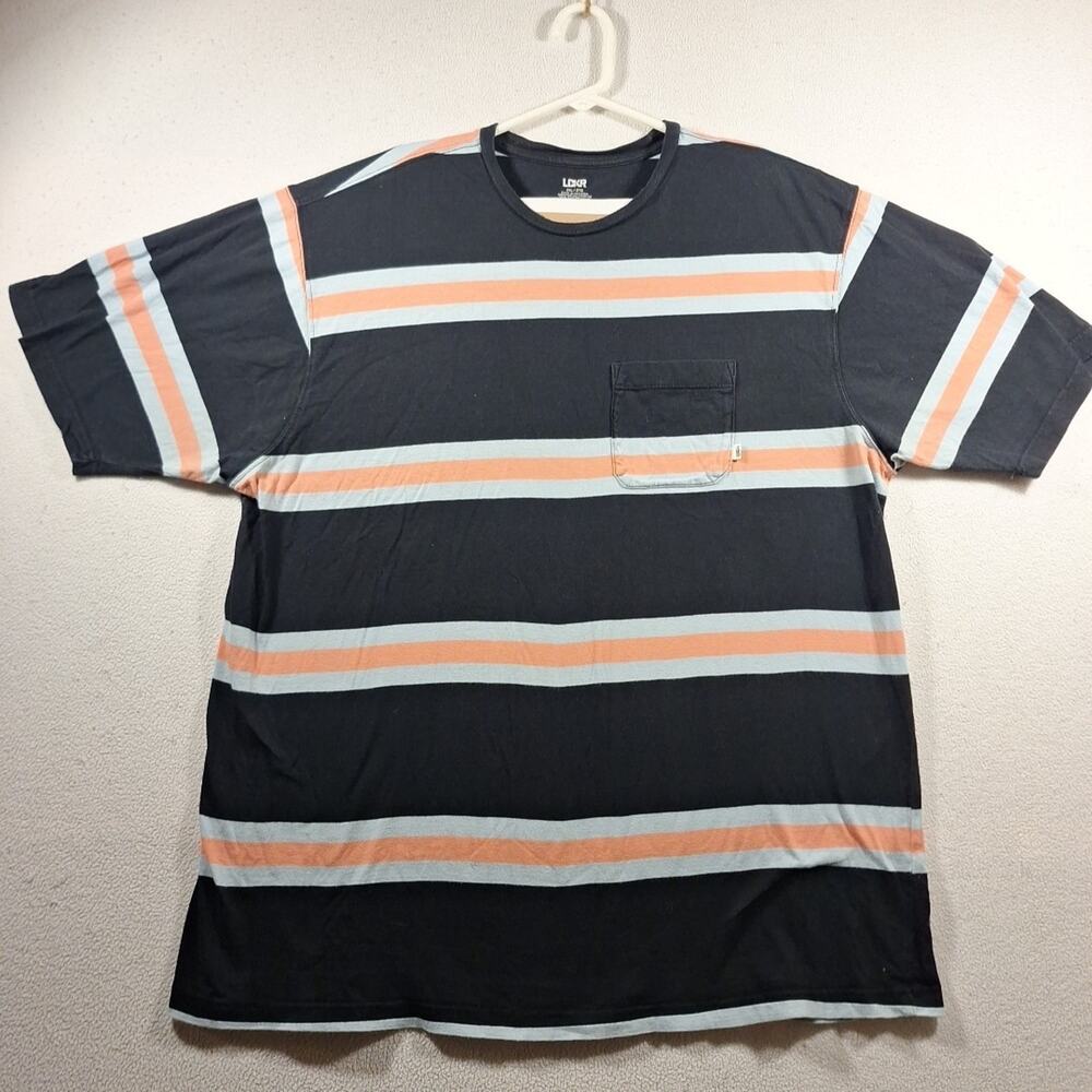 Lckr Tshirt 2xl Striped Mens